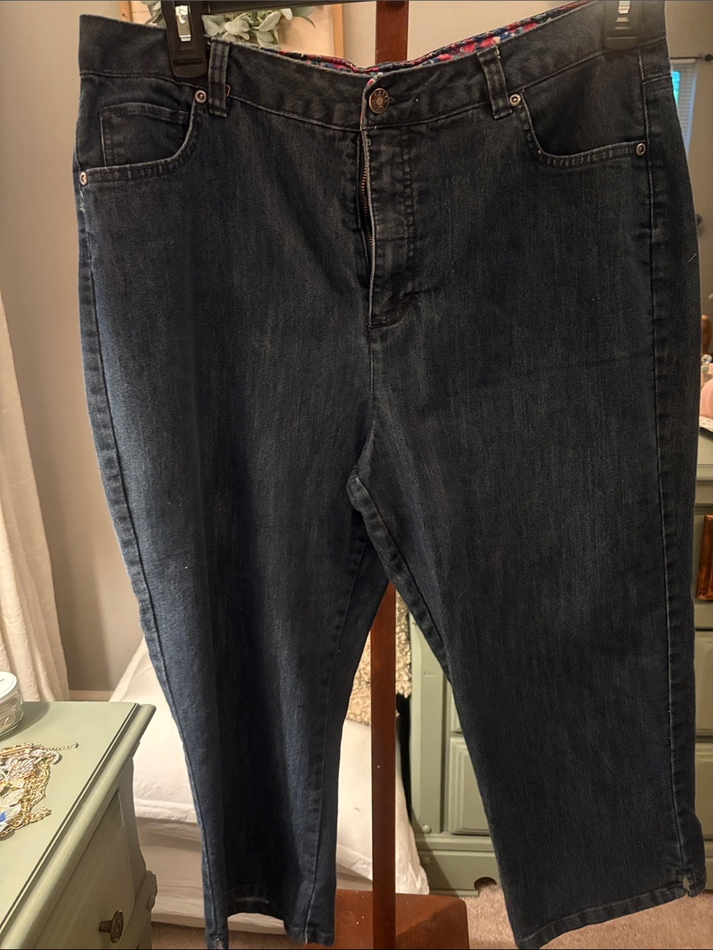 Basic Editions Indigo Wide-Leg Flare Jeans